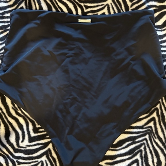 Mara Hoffman Women Black High Waisted Bikini Bottom - Picture 2 of 2